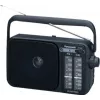 Panasonic RF-2400DEG-K nešiojamas analoginis AM/FM radijas - juodas