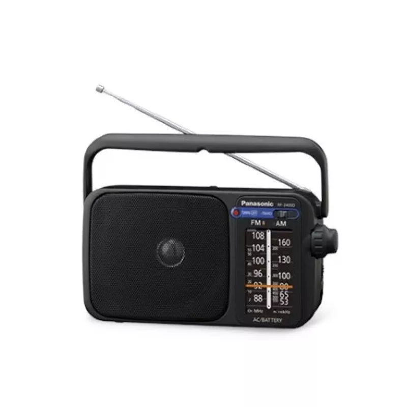 Panasonic RF-2400DEG-K nešiojamas analoginis AM/FM radijas - juodas