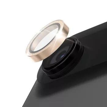 PanzerGlass Hoops Glitter Gold Camera Lens Protector, skirtas iPhone 13 Pro / 13 Pro Max