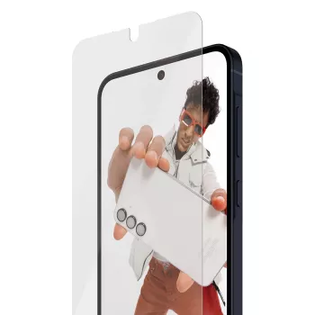 PanzerGlass SAFE Screen Protector, skirta Samsung Galaxy A57 5G, Ultra-Wide Fit, didmeninė pakuotė 50 vnt.