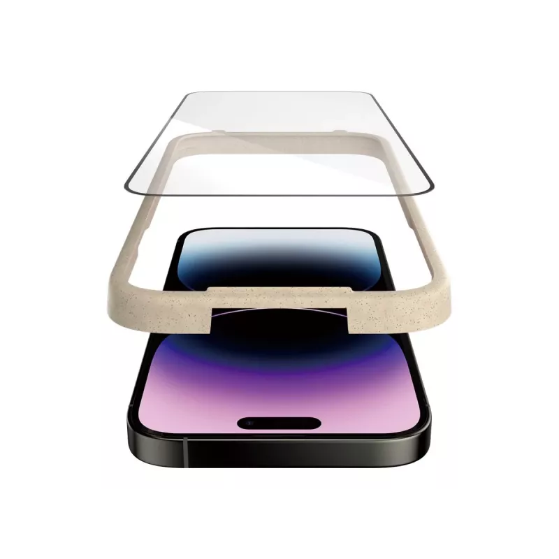 PanzerGlass Ultra-Wide Fit apsauginis stiklas, skirtas Apple iPhone 14 Pro Max (6.7 colio) – grūdintas stiklas, antibakterinis, 9H, su Easy Aligner