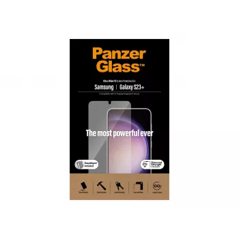 PanzerGlass Ultra-Wide Fit apsauginis stiklas Samsung Galaxy S23+ su aplikatoriumi