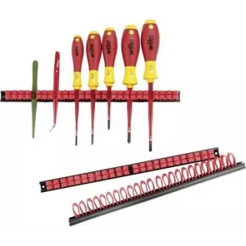PARAT 802-981 įrankių laikiklis ir stovas CLASSIC dėklams, ABS plastikas, juodas, 20 įrankių talpa