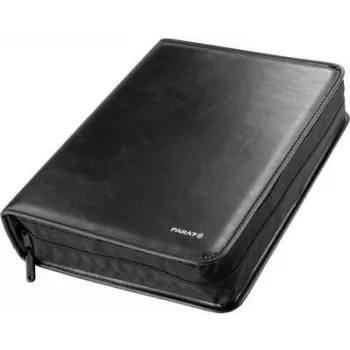 PARAT CLASSIC įrankių dėžė 5650040061, juoda dirbtinė oda su aliuminio rėmu, 2 įrankių lentos, 20 kg apkrova