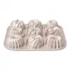 Patisse PAT-04521 Nerūdijančio plieno mini Bundt formų rinkinys, 6 vnt., juodos spalvos