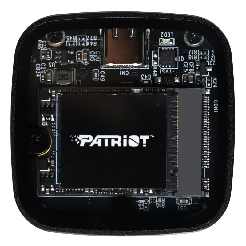 PATRIOT PDP31 nešiojamasis SSD 500GB M.2 2230 NVMe USB 3.2 Gen 2 Type-C juodas