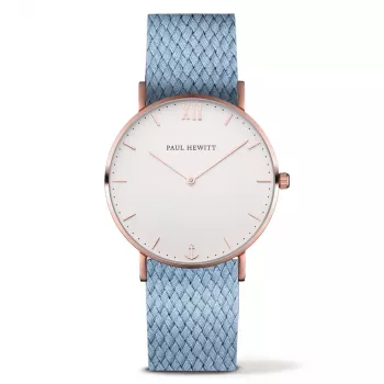 PAUL HEWITT Unisex Watch PH-SA-RSTW26M 39mm Rose Gold Stainless Steel Mesh