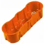 PAWBOL A.0043WPG Gili triguba 60mm įmontuojama elektros dėžutė su varžtais, Balta