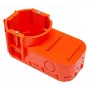 PAWBOL A.0085 Įleidžiama jungiamoji dėžutė elektronikai, 68 mm, oranžinė