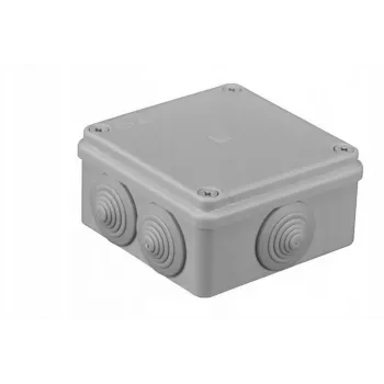 PAWBOL S-BOX 106 Halogen-Free IP65 jungiamoji dėžutė 100x100x50mm pilka