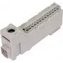 PAWBOL Bekontaktė Gnygtų Juosta LZB E.4136SZ Pilka (12 polių, 450V, 24A)
