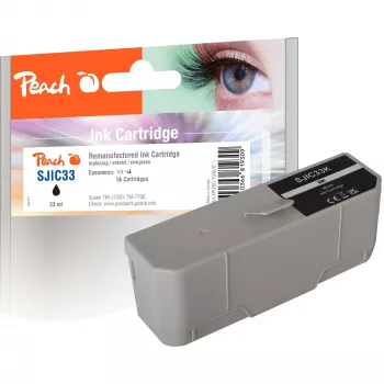 Peach suderinama juoda kasečių kasetė, skirta Epson SJIC33P TM-J7200/TM-J7700