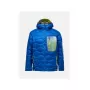 PEAK PERFORMANCE Vyriška M Helium Aop Utility Down Hood Striukė Mėlynas Šešėlis - M