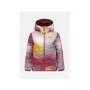 PEAK PERFORMANCE moteriška pūkinė striukė Helium AOP Down Hood Jacket - įvairiaspalvė, dydis L, 700 Fill Power, perdirbtas poliamidas