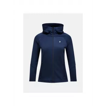 Peak Performance Women's Rider Essentials Zip Hoodie - Blue Shadow, Size S