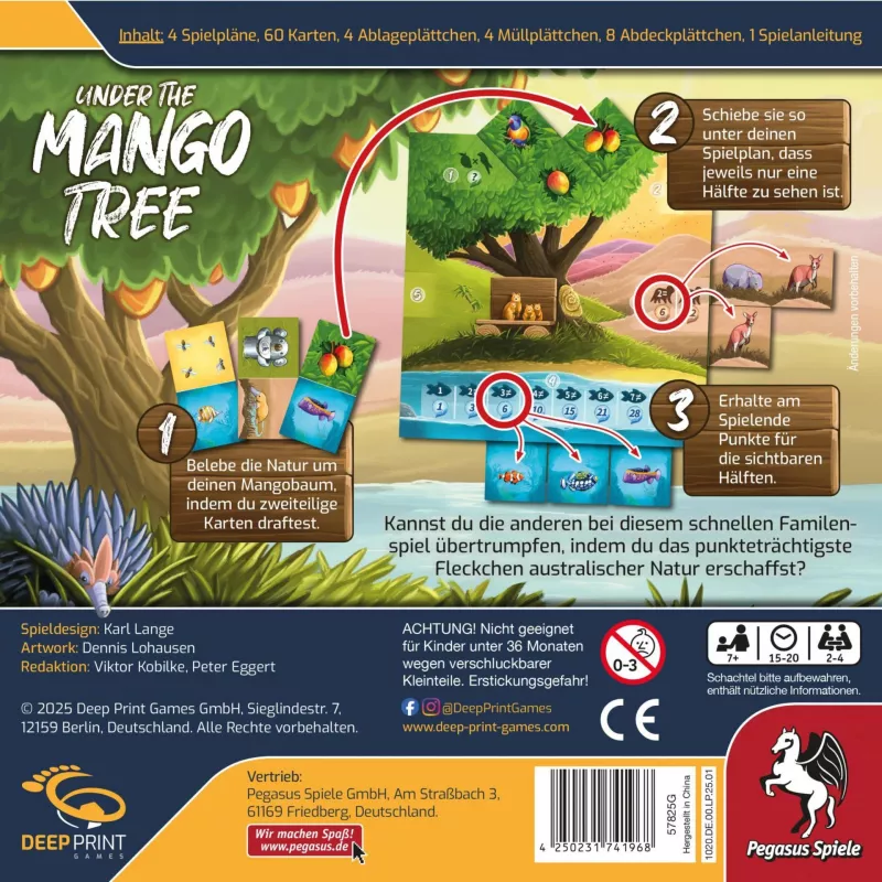 PEGASUS Deep Print Games: Po mangų medžiu