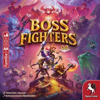 Pegasus Spiele Boss Fighters QR kooperacinis kortų žaidimas (51270G)