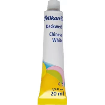 Pelikan 732/7 Chinese White nepermatomi akvareliniai dažai, 20 ml tūbelė 831297