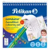 Pelikan 811231 Spalvinimo rinkinys, 15 puslapių, berniukams/mergaitėms, įskaitant spalvotus pieštukus