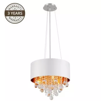 Pendant Lamp Port 19186P-M 4x40W E14 Chrome
