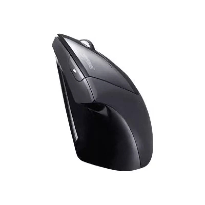 Perixx PERIMICE-713 belaidė ergonominė vertikali pelė, dešiniarankė, optinė, 2000 DPI, 2,4 GHz, nano imtuvas, juoda