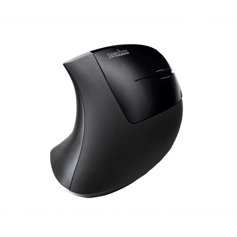Perixx PERIMICE-713 belaidė ergonominė vertikali pelė, dešiniarankė, optinė, 2000 DPI, 2,4 GHz, nano imtuvas, juoda