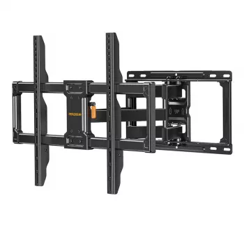 Perlegear PGLF12-EU Full Motion TV laikiklis sieniniam 42-82 colių televizoriui, 60 kg talpa, juodas
