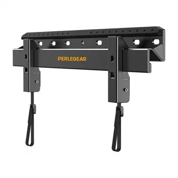 PERLEGEAR PGMT7 Pilno Judesio TV Laikiklis 24-55 Colių Televizoriams, Dviguba Ranka, Maks. 45 kg, VESA 75x75–400x400 mm, Juodas