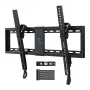 PERLESMITH PSLTK1 Full Motion TV laikiklis 37-82 colių televizoriams, dvigubos svirtys, 60 kg talpa, VESA 200x100–600x400, juodas