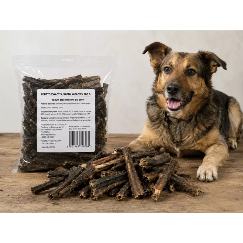 PETITTO Džiovintos jautienos kramtukas 500g