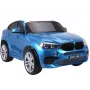 PETMEX baterijomis varomas automobilis vaikams BMW X6M mėlynas lakuotas