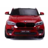 PETMEX baterijomis varomas automobilis New BMW X6M SUV LED šviesos MP3 raudonas lakuotas