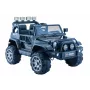 PETMEX baterijomis varomas džipas HP012 vaikams su LED lemputėmis ir MP3, juodas