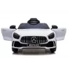 PETMEX Mercedes-AMG GTR 12V vaikiškas elektromobilis - baltas