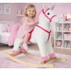 PETMEX Rocking Horse Unicorn White 74cm 2252