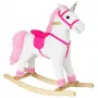 PETMEX Rocking Horse Unicorn White 74cm 2252