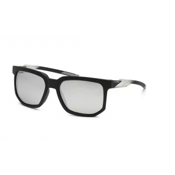 PHILIPP PLEIN MAN Akiniai nuo saulės SSP011-56U28W Juodas acetatinis kvadratinis rėmas Pilki lęšiai 56/18/135 mm