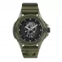 Philipp Plein Vyriškas Automatinis Skeleto Laikrodis PWUBA0423 44mm Juodas Silikonas