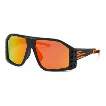 Philipp Plein Sport Vyrų Akiniai Nuo Saulės SSP002-61U28A Pilki Acetatas 61mm