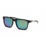 Philipp Plein Sport vyriški akiniai nuo saulės SSP010-56U28Z - juodas acetatinis rėmelis, pilki polikarbonatiniai lęšiai, 56/19/135 mm