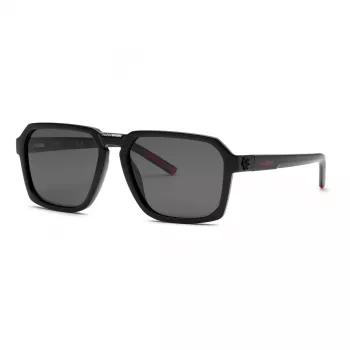 Philipp Plein Sport vyriški akiniai nuo saulės SSP030-59Z42P – poliarizuoti, acetatinis rėmelis, pilki lęšiai, 59/17/145 mm