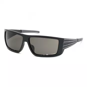 Philipp Plein Sport SSP003-640U28 Vyriški kvadratiniai acetatiniai akiniai nuo saulės pilki 64mm