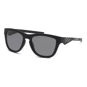 Philipp Plein Sport SSP008-54U28P Vyrų poliarizuoti stačiakampiai akiniai nuo saulės, juodi/pilki, 54/18/135 mm
