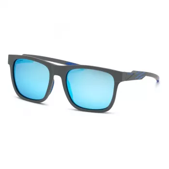 Philipp Plein Sport SSP010-56507P Vyriški poliarizuoti akiniai nuo saulės – Juodas rėmelis, pilki lęšiai, 56 mm