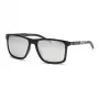 PHILIPP PLEIN SPORT SSP013-58Z42Z Vyriški Akiniai Nuo Saulės – Juodas Acetato Rėmelis, Pilki Polikarbonato Lęšiai, 58/17/145 mm