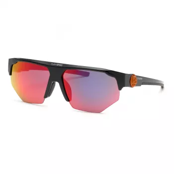 PHILIPP PLEIN SPORT SSP015-62Z42R Vyriški Akiniai Nuo Saulės Juodas Rėmas Pilki Veidrodiniai Lęšiai 62/13/135 mm