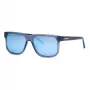 Philipp Plein Sport SSP037-59UA1P Vyriški Akiniai nuo Saulės – Blizgantis Juodas Acetato Rėmas, Rūkyti Polikarbonato Lęšiai, 59/16/150 mm