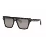 Philipp Plein SPP108V56721X Unisex Akiniai Juodi/Pilki 56/19/145 mm
