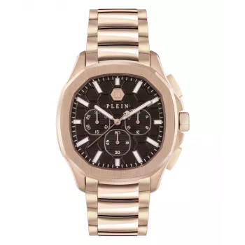 Philipp Plein The Skeleton Men's Quartz Watch PWSAA0623 44mm Black Silicone Strap