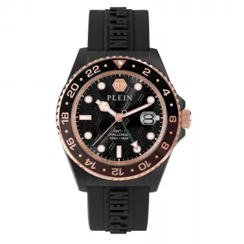 Philipp Plein The Skeleton vyriškas kvarcinis laikrodis PWYBA0823 44mm juodas silikonas